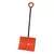 Extra Large D-Grip 50" x 17-7/8" Polyethylene Orange Snow Shovel | BGF1199