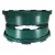 24" Dia x 6" H Polypropylene Black For Septic Tank Riser | INFSNAPRISB2406