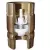 1" FNPT Red Cast Brass 200 psi 531 Series Inline Check Valve | MAA5311