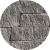 6" Champlain Gray Mini-Creta Double Sided Wall | TBI000252