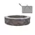 36" x 52" Limestone Fire Pit Sunset Firepit Wall Unit | UNPSUNSETFPRNDLM