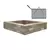 39" x 56" Sandstone Fire Pit Sunset Firepit Wall Unit | UNPRSCON037