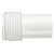 3/4" x 1/2" MHT x Spigot White PVC Irrigation Hose Adapter
