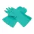 Large Nitrile Green Chemical-Resistant Reusable Gloves | AXIGC30002L