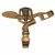 360 Degrees Full Circle Fixed Brass Impact Sprinkler | BAFRB30F