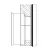 ADS Watertight Reducer, HDPE Injection Molded Dual Wall Multi-Stage N-12 Black, Spigot x Bell-End, 8" x 6" | DFD0876WT