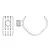 ADS Reducing Saddle Tee, Snap-In HDPE Fabricated 15" x 15" x 8" | DFD1542AN