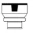 ADS Nyloplast Drain, Inline PVC with Grate For ADS/Hancor Dual Wall Pipe 12" | DFD2712AGB