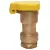1-1/2" FPT Yellow Red Brass Gold Series 1-Piece with Rubber Cover Quick Coupler Valve | UNDQV150R