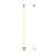 34-3/4" x 3/8" Fiberglass Yellow Practice Greens Regular Flag Stick | BAY272Y