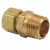 1/2" Compression x MIP Lead-Free Brass 68X Series Adapter | BSS6888X