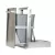 14-3/8" x 18-7/8" x 26-1/4" 304 Stainless Steel Pull Out Single Trash and Recycle Drawer | COYCSTC