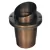 7 W Bi-Pin Ceramic MR-16 2700K/3000K LED 3.8" x 5" Weathered Brass Well Light | DAU490065