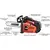 16" 14200 rpm Top Handle Chainsaw | ECHCS355T16
