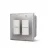 120/277 VAC For WD-Series Dual Element Heaters Dual Duplex Switch Wall Plate | IFU144305