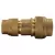 1" CTS Compression x PEP Compression Lead-Free Brass Straight Coupling | MCD74758G3G010