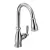 3/8" Compression 10-1/4" x 15-1/2" Metal Chrome-Plated 1-Handle High Arc Pulldown Kitchen Faucet | MON7185C