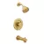 1/2" Slip Fit 3-5/8" Metal Brushed Gold Tub and Shower Trim | MONT2193BG