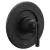 7" Metal Matte Black Valve Trim | MONT2901BL