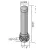 4" ABS Black 3-Piece Diverter Valve | NDS575