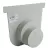 3 to 4" x 7" PVC White Deep Profile Sewer and Drain End Cap/SPT Knockout Outlet | NDS834