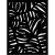 36" x 48" x 5/16" Hardwood Black 80% Blockout PARADISE Decorative Fence Panel | OUTUSADSPN1BL