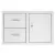 33" 304 Stainless Steel with Masonry Frame Return 2-Drawer and Access Door Combo | SUMSSDC233M
