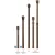Alliance Lighting Stem Assembly For LED Area Lights Brass 12" | ALSTEM12-BT