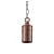 Alliance Lighting Hanging Light, 4W to 8W 2700 to 4000K 100 Lumens Ceramic Bi-Pin Integrated LED with Bluetooth-Controlled LED Module, Aged Brass Cast Brass | AOLHL100BT