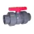 2-1/2" Socket x Threaded 235 psi PVC 050N Series True Union Ball Valve | CNLV27050N