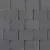 6-1/4" x 9-7/16" x 2-3/8" Rectangular Charcoal Running Bond Classic Old Towne Cobble Paver | EPH276X9COB2CH