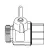 1-1/4" x 1" BSP x FPT 100 psi Nickel Plated Forged Brass Manifold Ball Valve Set | VGA15056