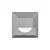 4 W 3000K LED Bronze Stainless Steel 55 Lumens Square Contemporary In-Ground Step Light | WAC206130BS