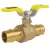 1-1/2" PEX 400 psi CWP Lead-Free Brass Ball Valve | WEBH31706WSSW