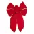 18" x 12" Red Velvet Medium Wired Deluxe Bow | HOLBOWMEDDELUXE