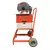 27" x 27" x 42" 374 lb Gray/Orange Steel 2-Wheel Smart Cart | IQTIQ3SC