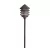 2.3 W Wedge S8 Krypton Textured Architectural Bronze Aluminum 3-Tier Conical 15005 Series Path Light | KIC15005AZT