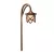 2.3 W Wedge T5 Xenon Textured Tannery Bronze Aluminum 15429 Series Path Light | KIC15429TZT