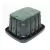21.8" x 16.6" x 12" Rectangular Plastic Green VB Standard with (1) Lock Green Lid Valve Box | RBBVBSTDH