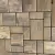 Unilock Paver, 9-1/4" x 13-3/4" x 2-3/8" Fossil Smooth 3 Pc Random Bundle Treo | 028AM01618851-2