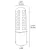 Lamp, 4 W BA15s Bayonet 80+ 320 Lumens 2800K LED Encapsulated
