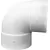 Sch 40 PVC Elbow 12" Slip x Slip 90 Degrees | 406120