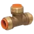 Tee, 1/2" x 1/2" x 1/2" Push x Push x Push Brass | B097200PW