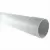 Sewer Pipe, 8" x 20' Bell End White, Solid PVC | KB-3520