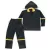 Rain Suit, Medium Black Nylon | R103M