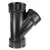Wye, 4" Bell x Bell HDPE Poly Water Tight, 45 Degrees | 0480WT