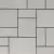 Techo-Bloc Blu 60 mm Hd2 Slab Sm Gray Nck 116.82 Sf/ Pallet 10.62 Sf/ Layer Smooth Grayed Nickel, 3 Piece | 8971