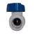 Lasco Commercial Compact Ball Valve Sch 80 PVC 3/4" Socket x Socket | V08491N