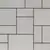 Blu 60 Smooth Contemporary Slab, Grayed Nickel, (6-1/2, 13, 19-1/2) X 13 X 2-3/8" |  007612