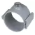 Saddle, 2-1/2" x 1-1/2"IPS Slip Gray Type II PVC Rigid